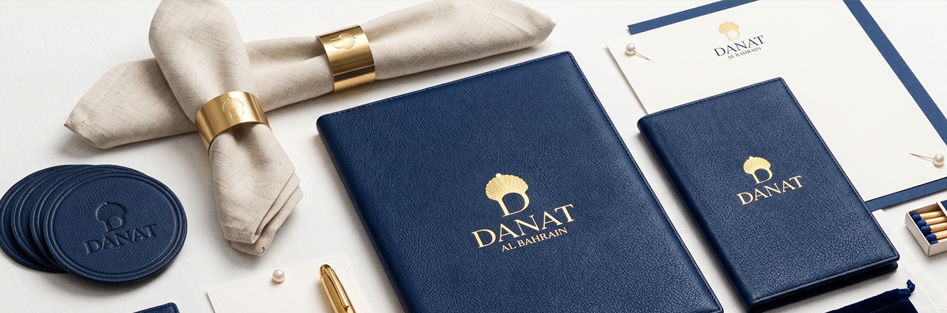 Danat Al Bahrain — leather goods & embossing