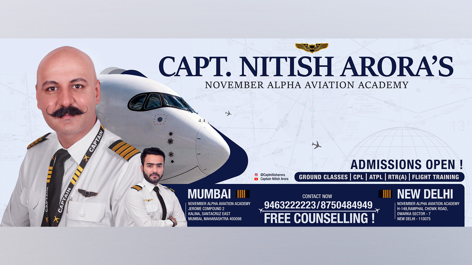 Board artwork — Mumbai & New Delhi campuses