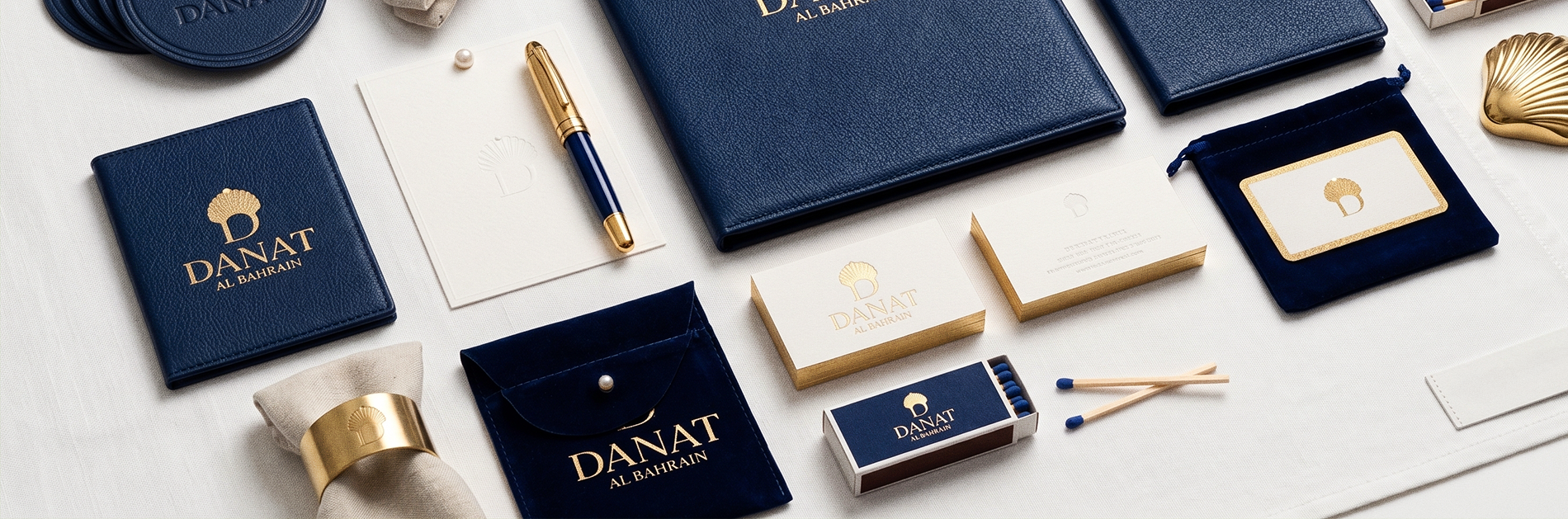 Danat Al Bahrain — stationery & packaging